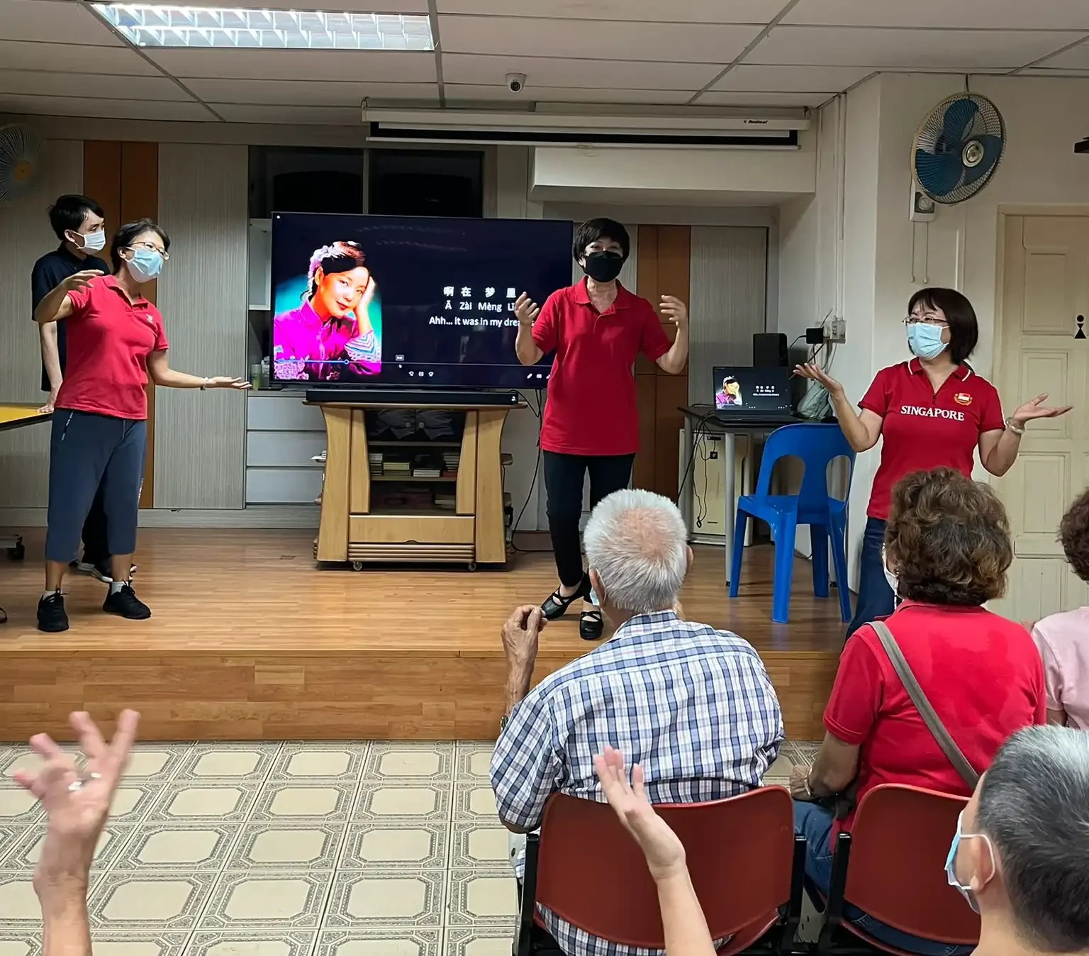 SWA Laughter Yoga session at Banda Senior Activity Centre