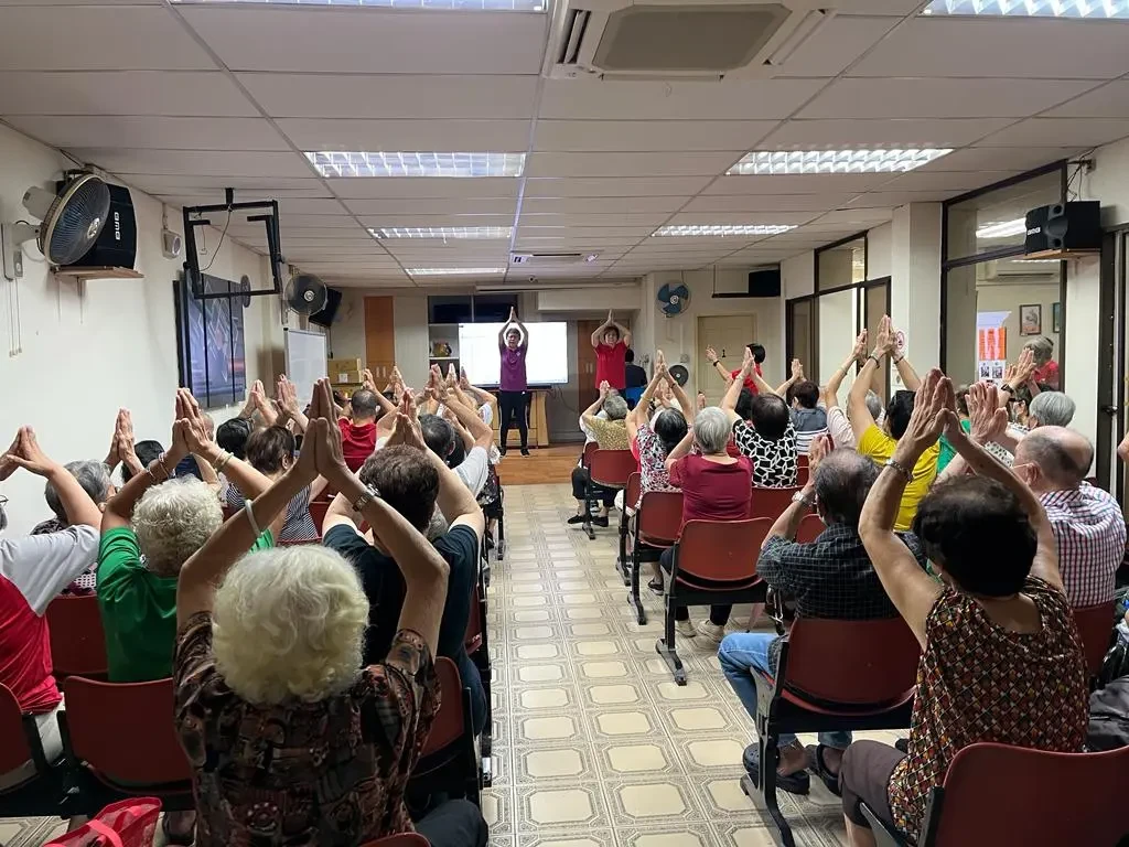 SWA Laughter Yoga session at Banda Senior Activity Centre