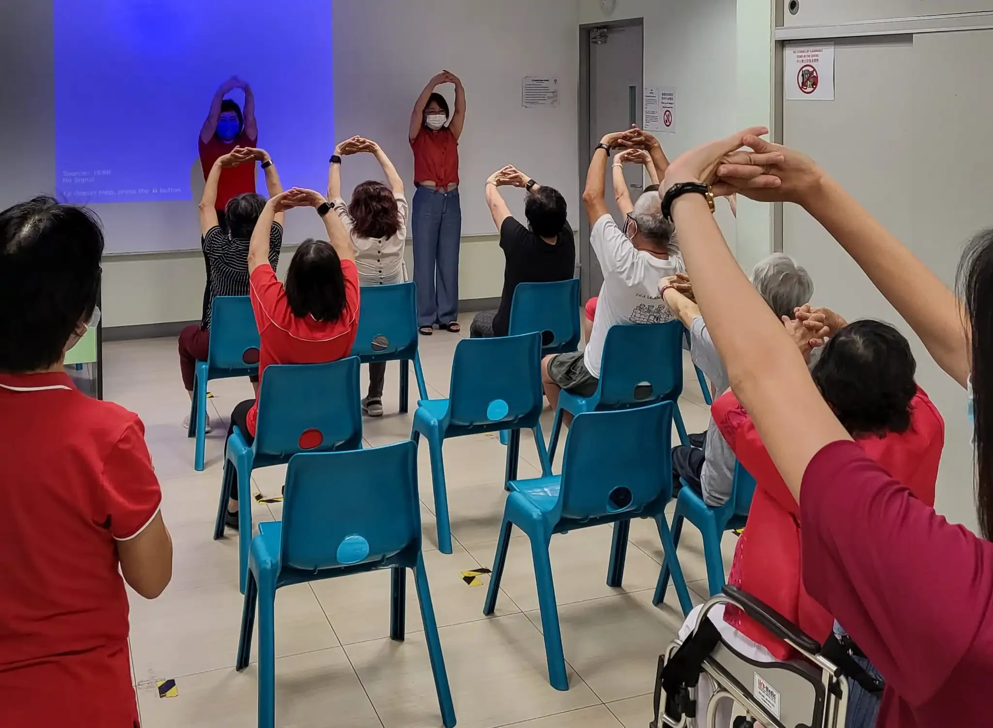 SWA Laughter Yoga session at CDAC Tampines Centre