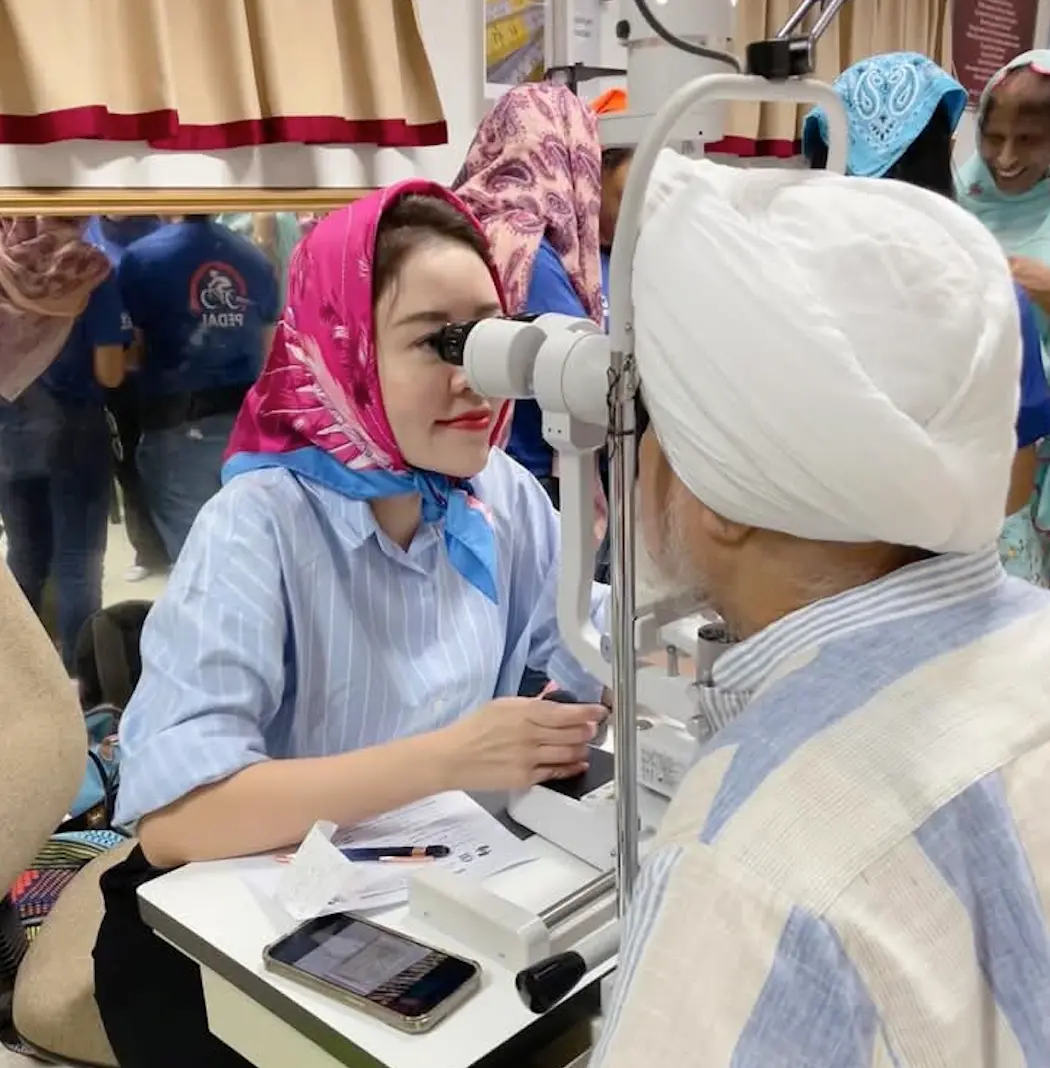 Singapore Visioncare Programme eye screening at Gurudwara