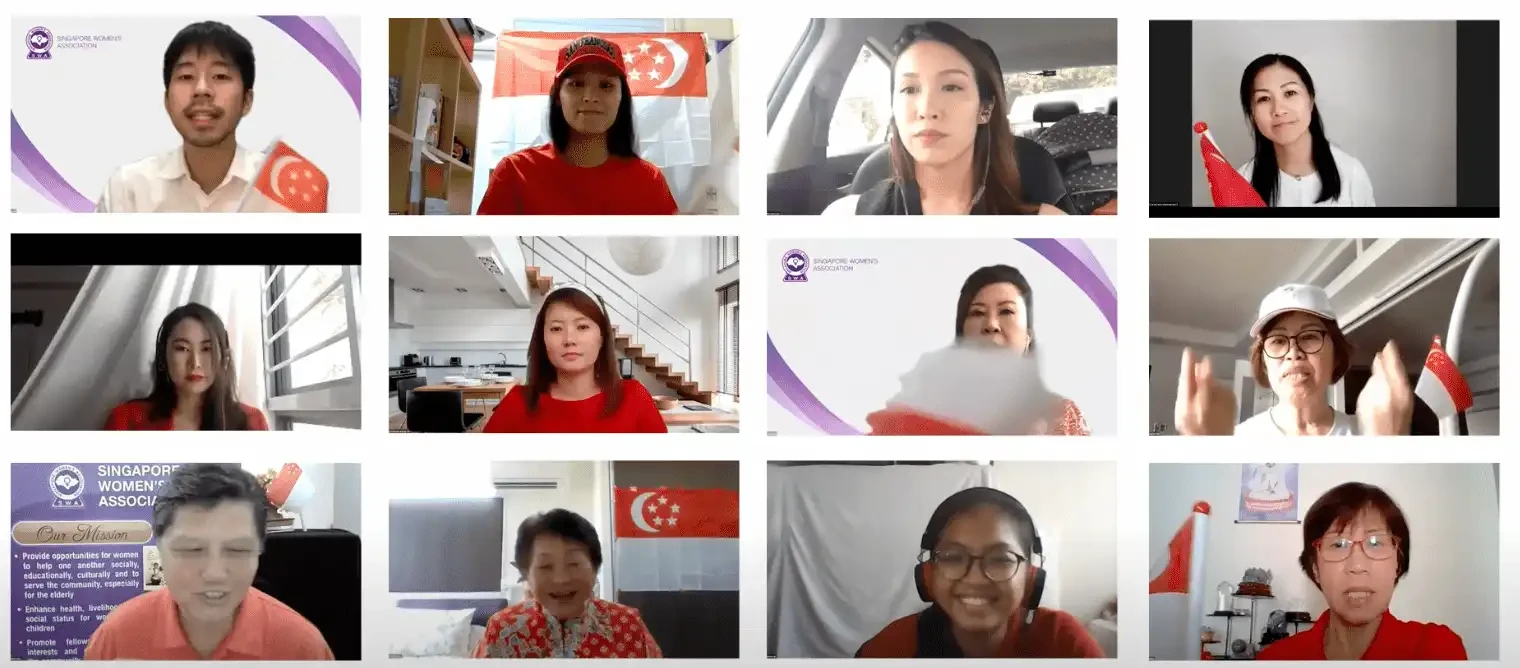 Virtual National Day celebration with Ren Ci Community Hospital residents