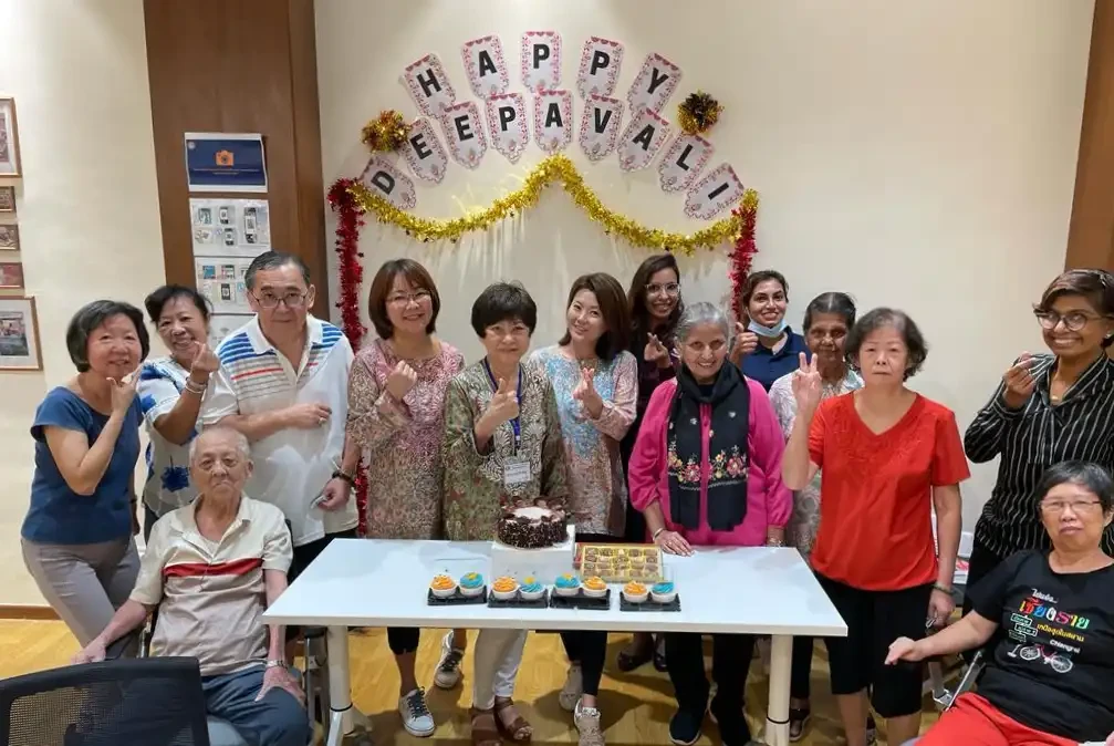 SWA Laughter Yoga session at Sree Narayana Mission Care Centre