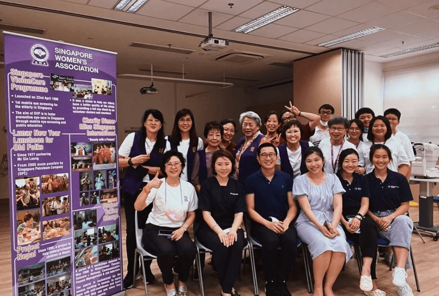 Eye screening at Kwong Wai Shiu Hospital